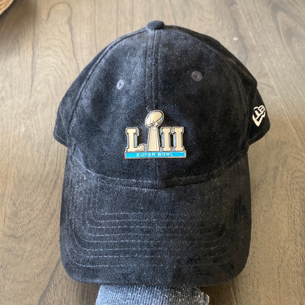 SuperBowl 2018 Football Hat Black Velvet